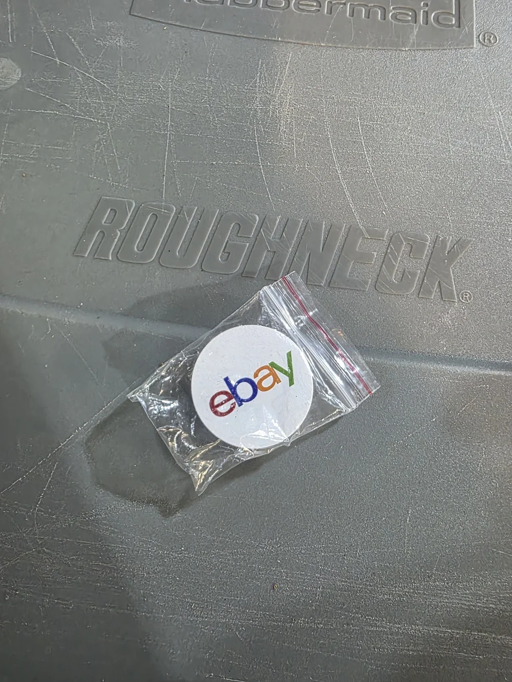 Branded White Logo Phone Grip / Accessory Pop Socket